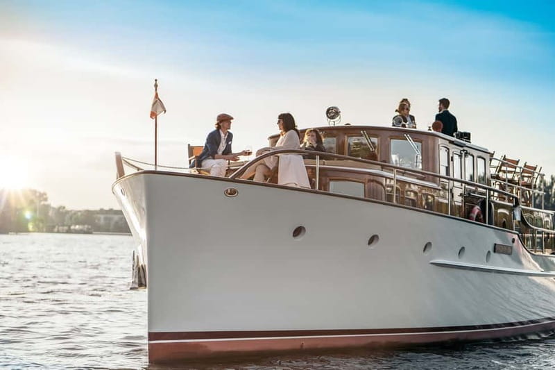 Berlin: Boat Sightseeing Tour on Electric Motor Yacht - Where the tour leaves: the yellow FLAGSHIP.BERLIN jetty near Berlin Cathedral