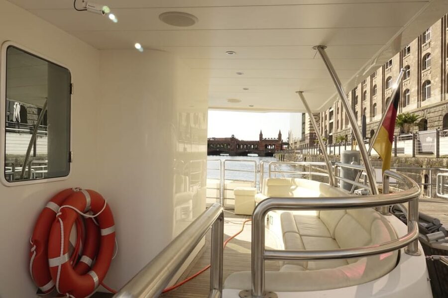 Berlin: Solar Powered Sunset Catamaran Cruise & Audio Guide - What it feels like on board: small-group calm and a bar you can use