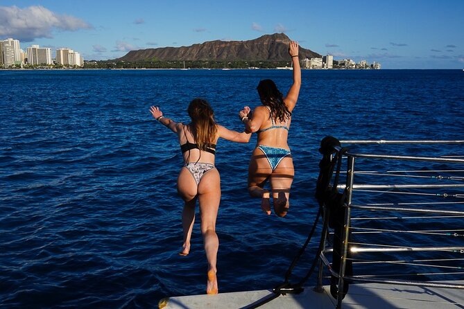 Best Waikiki Sunset Cruise:BYOB Sunset Sail with Swimming - Music, Photos, and the Relaxed Crew Energy