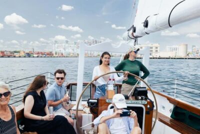 Boston: Downtown Harbor Sailing Cruise - The Route: Fish Pier, Fan Pier Court Landmark, Castle Island, and Beyond