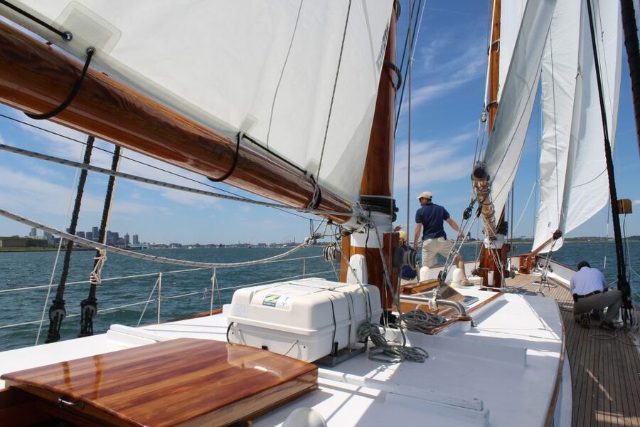 Boston: Downtown Harbor Sailing Cruise - How the captain and crew keep it fun (and not forced)
