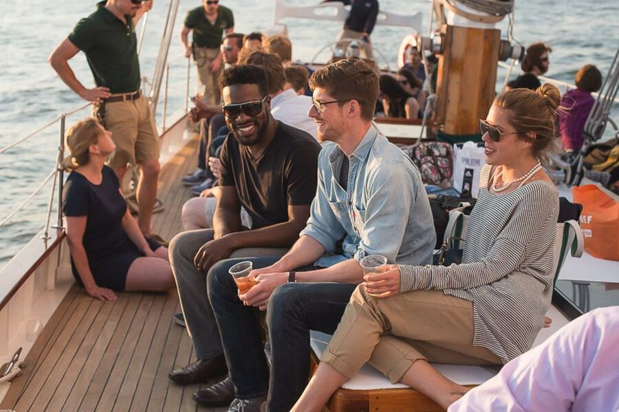 Boston: Harbor Champagne Sunset Sail from Rowes Wharf - Crew-led sightseeing: questions turn views into understanding