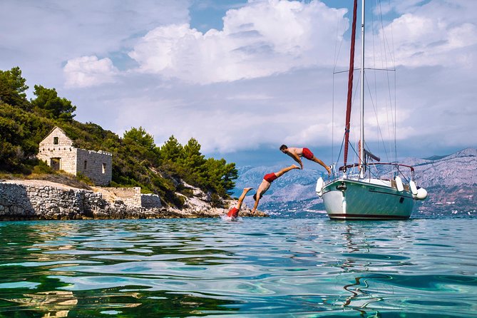 Brac Island One-Day Trip with the Sailboat Nana - Private Tour - Konopljikova cove swim stop: where the day really turns into a water day