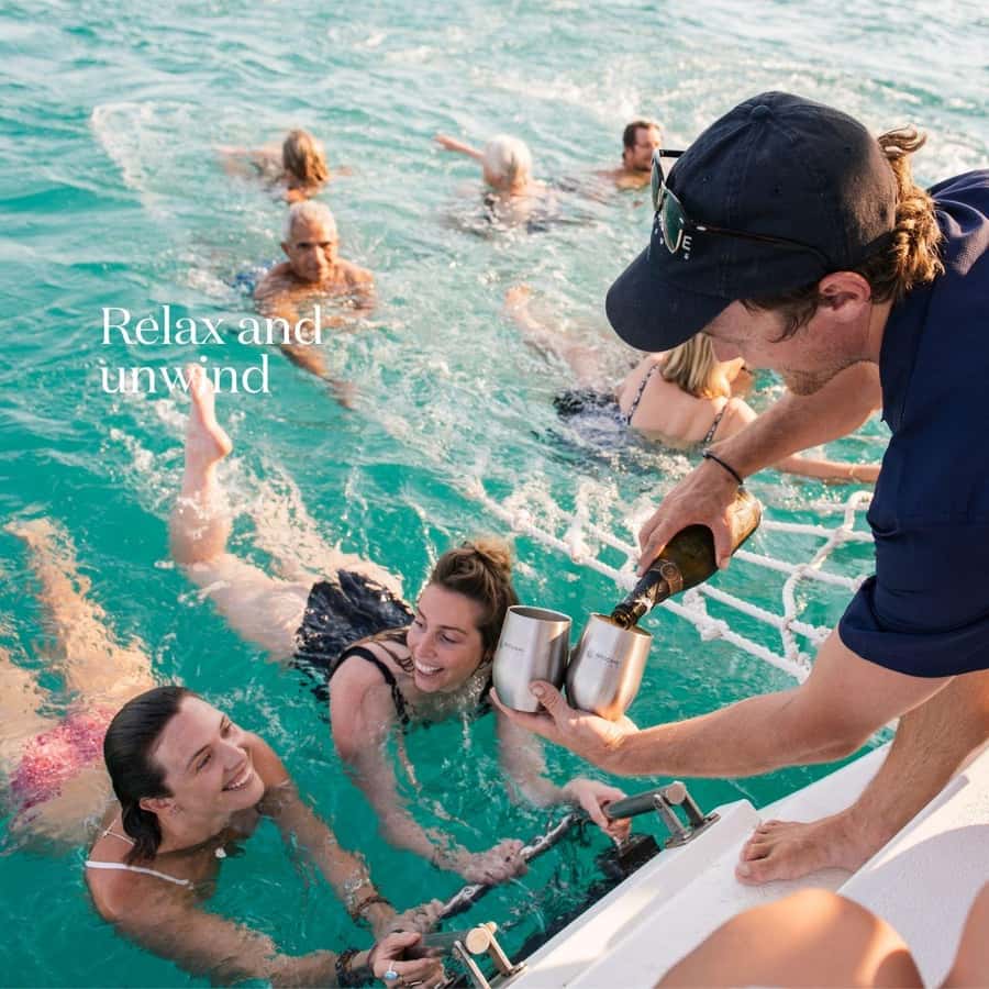 Broome's Iconic Catamaran Sunset Cruise - Onboard Comfort, Canapés, and the Bar That Sets the Mood