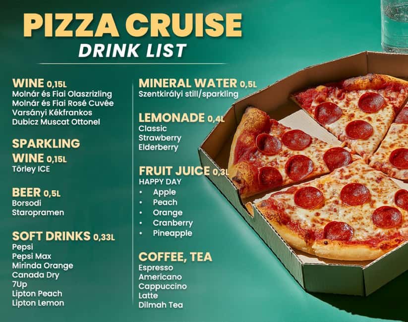 Budapest: Catamaran Pizza Cruise - Best Time to Go: Daytime Landmarks vs Twilight and Night Glow
