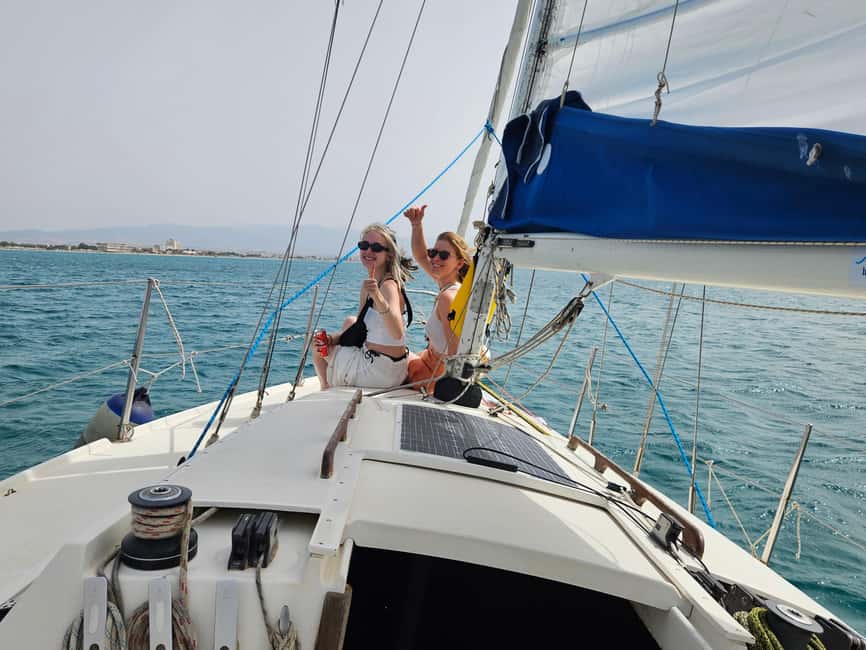 Cagliari Sailing Boat Tour with Snorkeling and Drink - Snorkeling in natural pools: long time in fish country
