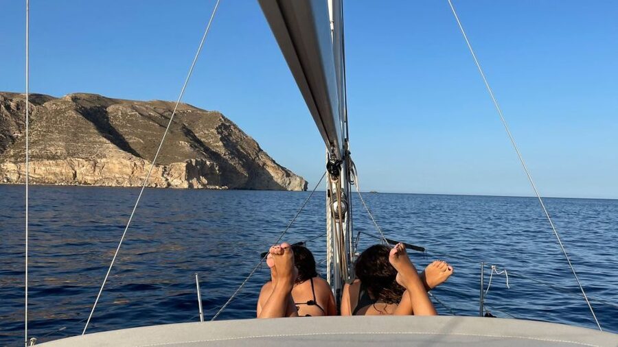 Carboneras: Cabo de Gata Caves and Los Muertos Sailing Tour - Snorkeling by the cove: listening to the underwater world