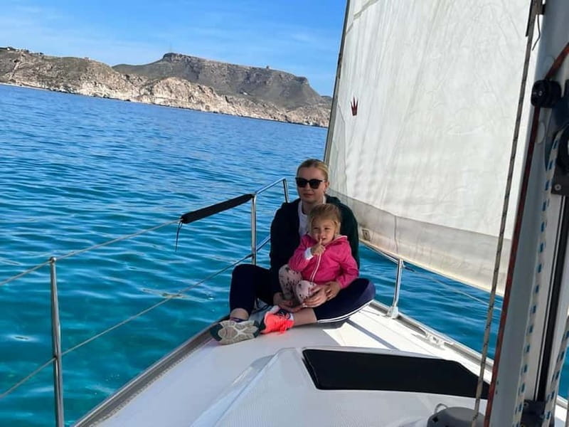 Carboneras: Cabo de Gata Caves and Los Muertos Sailing Tour - 4 hours of real time on the water: what the schedule feels like
