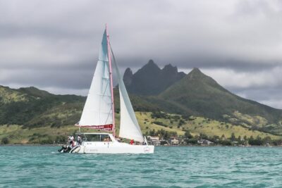 Catamaran cruise to Ile aux cerfs with bbq lunch - From Trou d’Eau Douce at 09:30: GRSE waterfalls and first sightings