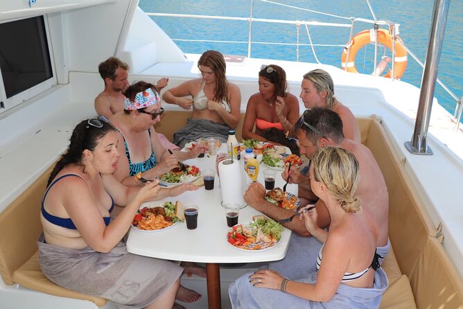Catamaran Cruises Rhodes - 6 Hours Day Cruise ALL INCLUSIVE - Crew and vibe: calm professionalism, not a party show