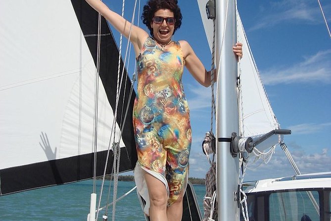 Catamaran Day Sail Shelling Excursion 42ft. Mainecat Cool Beans - Cool Beans Cruises in Naples: what this 42ft sail really gives you