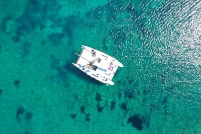Catamaran excursions in the Asinara island National park - Swimming breaks built into the coast, not tacked on at the end