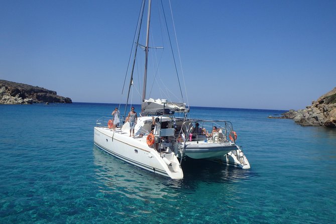 Catamaran Full Day Cruise: Poliegos - Kleftiko - Key highlights you’ll feel fast