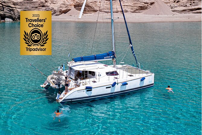Catamaran Full-Day of Milos and Poliegos With Lunch & BBQ - The Milos–Poliegos Catamaran Day Plan (and why it feels worth it)