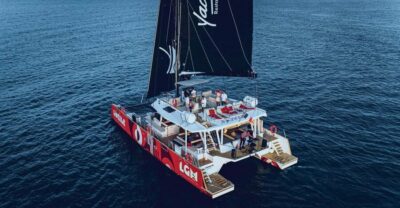 Catamaran Lucile | La Grande Motte Guided tours of the ports - From La Grande Motte’s Charles-de-Gaulle quay to Le Grau-du-Roi