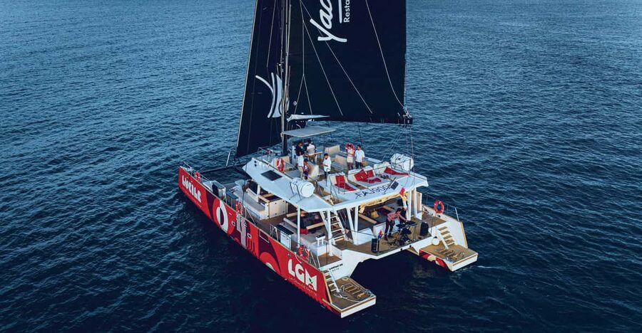 Catamaran Lucile | La Grande Motte Guided tours of the ports - From La Grande Motte’s Charles-de-Gaulle quay to Le Grau-du-Roi