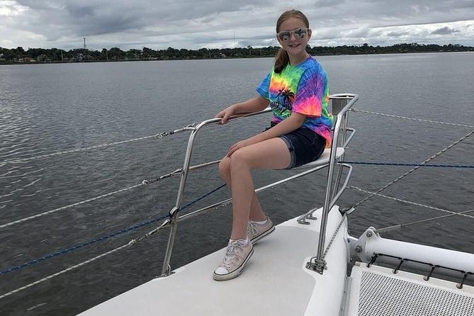 Catamaran Sailing Dolphin/Manatee Watch in Daytona Beach - Captain Randy (and Ed): friendly guidance with a calm tone