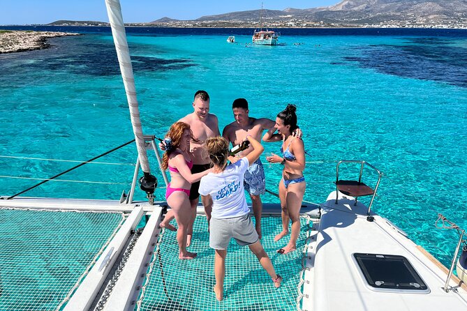 Catamaran Semi Cruise Paros Antiparos includes Food and Drinks - Entering the flow: Brama Catamarans and the small-group vibe