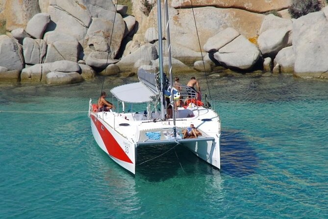 Catamaran tour of the islands of the La Maddalena Archipelago - A small-catamaran day in La Maddalena National Park waters