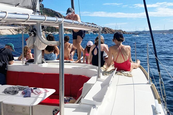 Catamaran tour of the islands of the La Maddalena Archipelago - Stop 4: Santa Maria coves, Passo del Topo, and more swimming choices