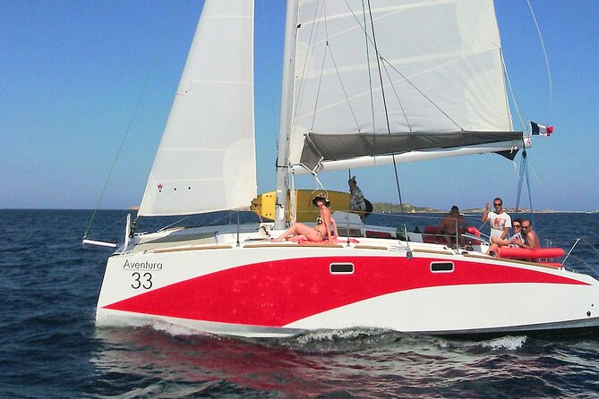 Catamaran tour of the islands of the La Maddalena Archipelago - Stop 1: Isola di Spargi for fine-sand beaches and serious swim time