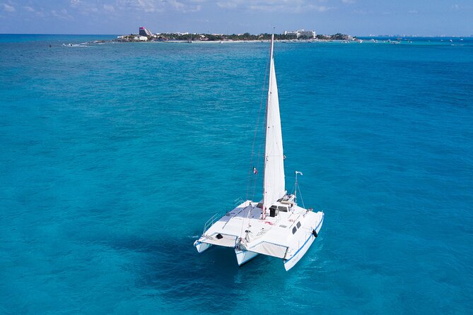 Catamaran with Snorkeling and North Beach, Isla Mujeres - Playa Tortugas Return Stop: Family Vibes and One More Drinks Round