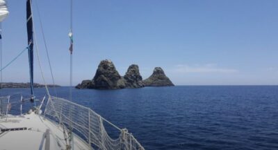 Catania: Spritz and Sunset Sailing Tour - Meet at Caffé Del Porto inside the port and what to bring