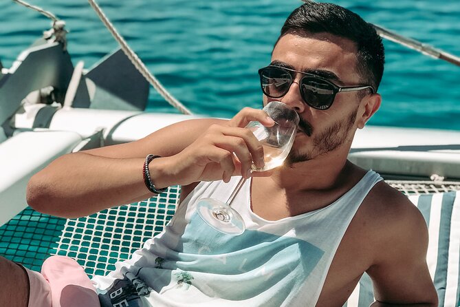 Chania: Afternoon Catamaran trip - Dinner, Drinks & Sunset - From Kolymvari Port to the Islands: how the 5 hours actually play out