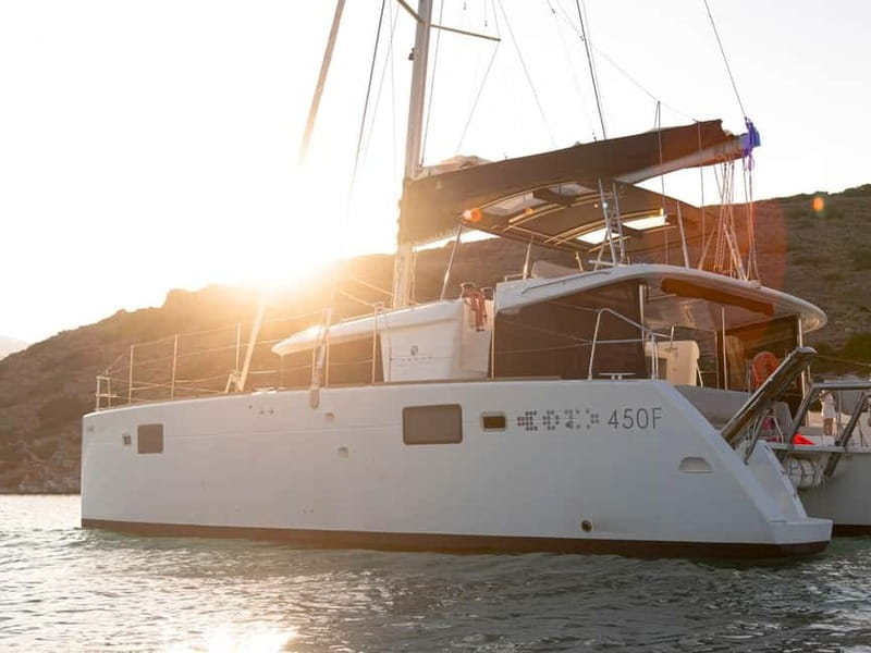 Chania Old Port:Luxury Sunset Catamaran Cruise with Prosecco - Chania Old Port to Agioi Theodoroi: why this cruise works