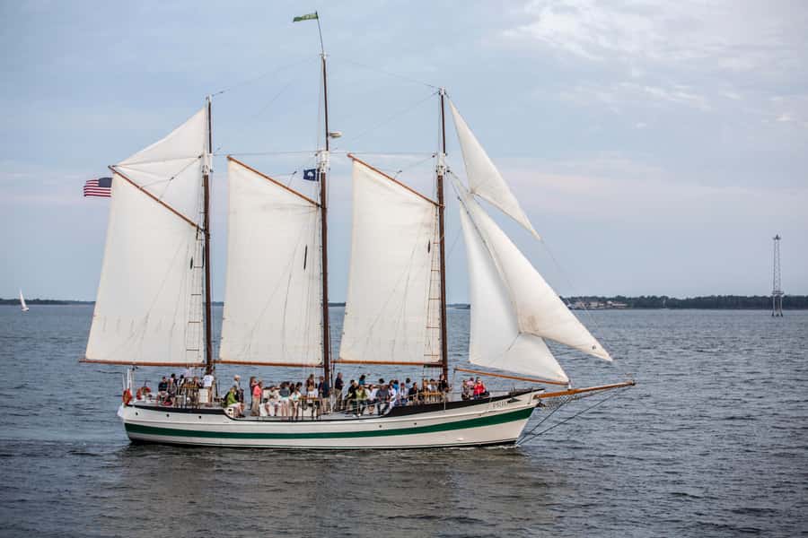 Charleston: Schooner Sailing Harbor Tour & Dolphin Watch - Quick hits before you book