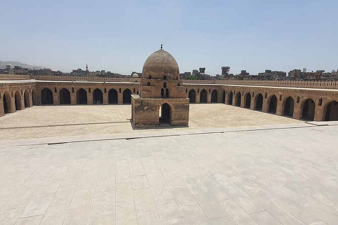 Coptic Cairo, Mosques , sailing on Nile and Bazaar Private Tour with Lunch - Ibn Tulun Mosque minaret climb: the view over Islamic Cairo