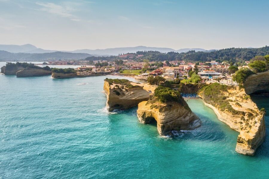 Corfu: Parasailing Experience for 2 in Sidari - Flying over Ionian Sea: Canal d’Amour, Albanian Mountains, and underwater views