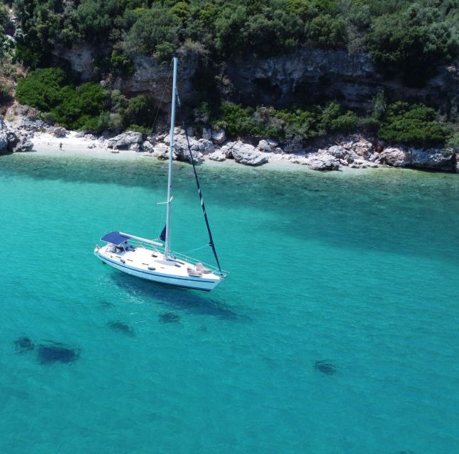Corfu: Private Sailing Yacht Cruise - Vido and Lazareto: The Crystal-Clear Swim Stop You’ll Actually Remember
