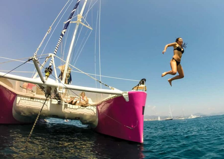 Côte d'Azur: Half-Day Coastline Catamaran Sailing Tour - Half-day sailing that feels made for the Mediterranean