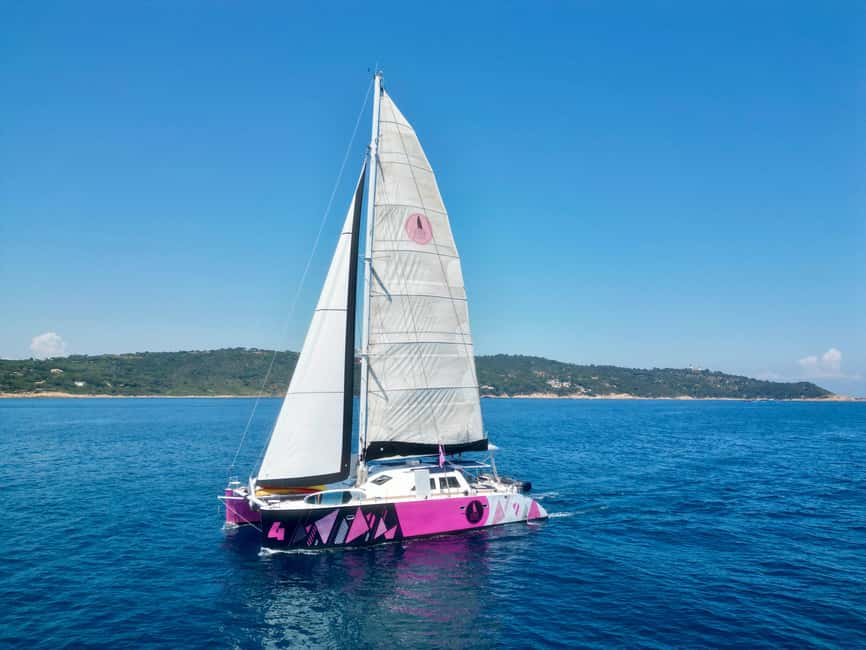 Côte d'Azur: Half-Day Coastline Catamaran Sailing Tour - The sailing stretch: St Tropez energy without the full-day cost