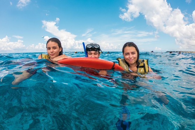 Cozumel Catamaran Snorkeling Tour & lunch® - El Cielito sandbar time: calm shallows and clear water