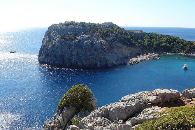 Day Cruise by a Sailing Yacht to the most beautiful bays or Rhodes (Small Group) - Anthony Quinn Bay: The First Swim Sets the Tone
