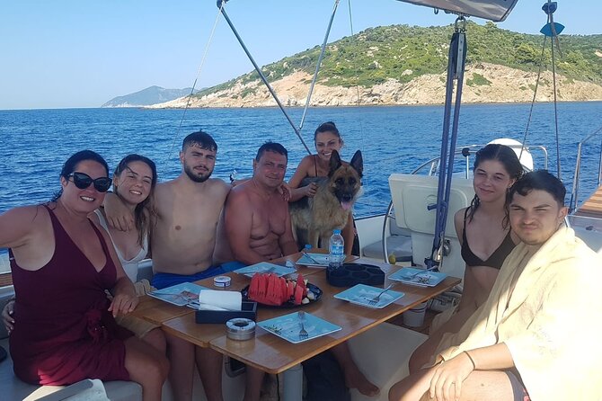 Day sailing Skiathos Skopelos with lunch on Rainbow yacht - Lalaria, Dasia, and Arkos: the weather-driven swim and fruit salad plan