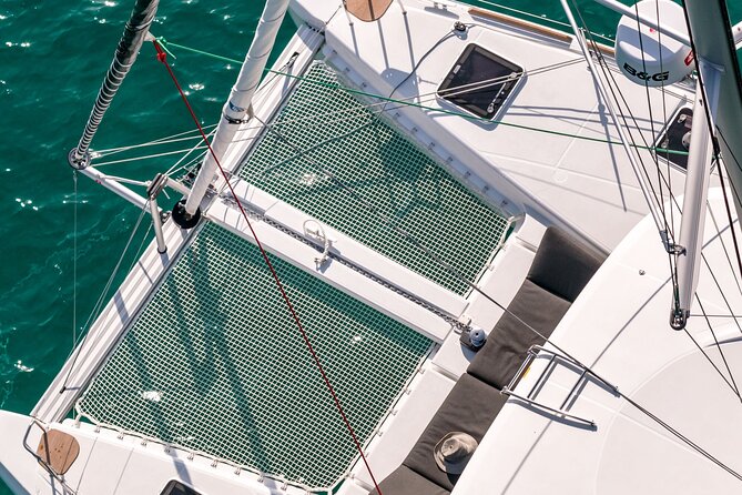 Deluxe Private Boats - 40 ft Catamaran - Stop 3: Playa El Cielo for Electric-Blue Water and Stingray Chances