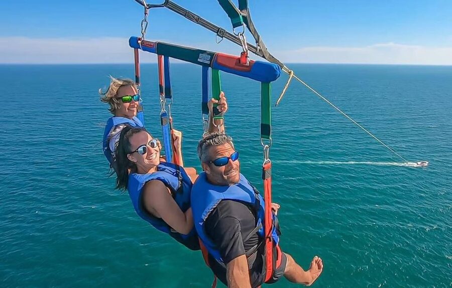 Destin: Parasailing Flight Above the Gulf of Mexico - The Boat Ride and the Turn System: Staying Relaxed Until You Fly