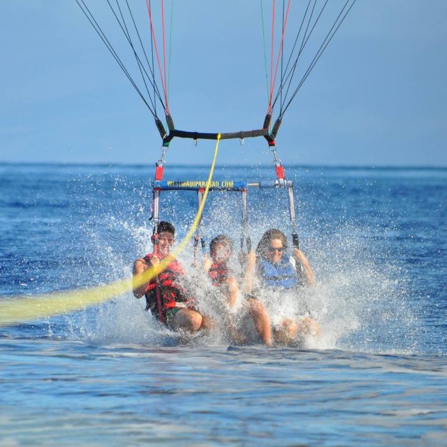 Destin: Parasailing Flight Above the Gulf of Mexico - The Launch: What 800 Feet of Line Turns Into at 400 Feet Up