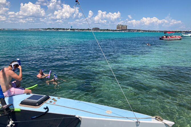 Destin Private Catamaran and Snorkeling Tour 3 or 4hrs - Snorkeling and shell hunting: using the boat’s gear the right way
