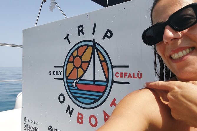 Discovering Cefalù's Coastline Activity on a Mini Catamaran - Your crew: Sophy and Giovanni keep it easy and fun
