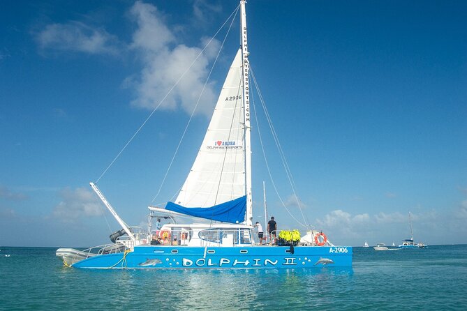 Dolphin Catamaran Snorkel and Sail with Open Bar - Stop One at Antilla: The Shipwreck Where Sea Life Shows Up