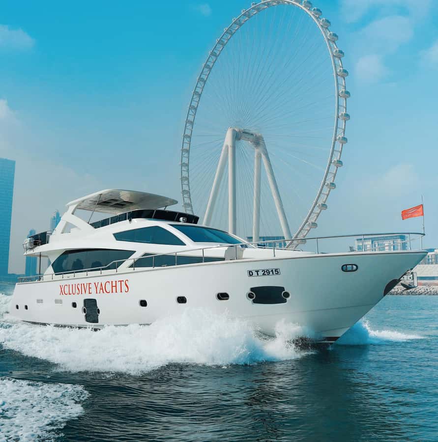 Dubai Harbor: Luxury Yacht Tour with BBQ Options - The 1-hour route: Dubai Harbour, Dubai Marina, Ain Wheel, and JBR