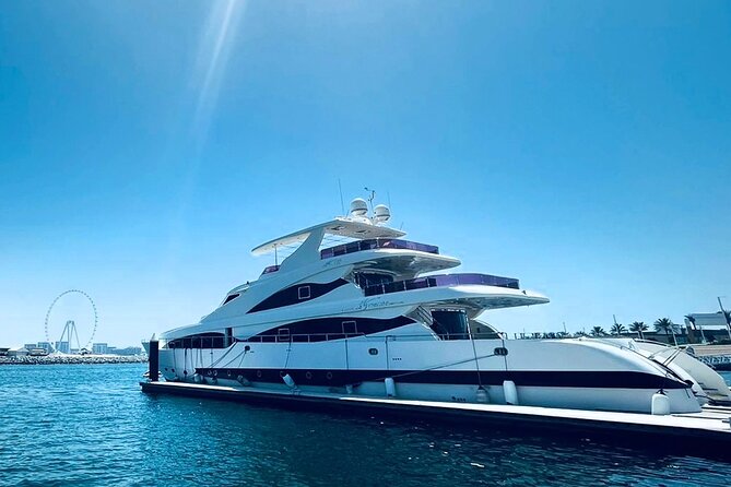 Dubai Harbour Super Yacht Experience with gourmet & Drinks - Price and value: what $98.63 really buys you