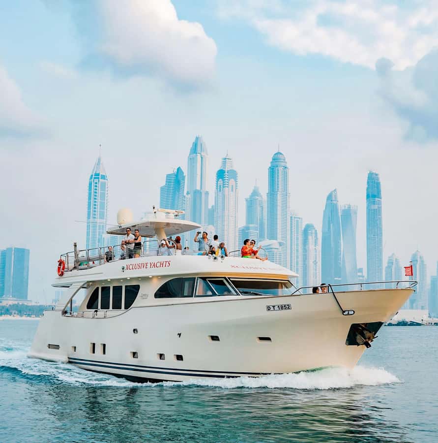Dubai: Instagrammable Yacht Tour with Drinks & Ain/JBR Views - The Yacht Setup: Upper Deck Breeze, Lower Deck Comfort