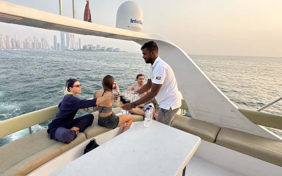 Dubai: Luxury Sunset Yacht Tour with Snacks and Drinks - Timing tips: picking the right departure for your mood