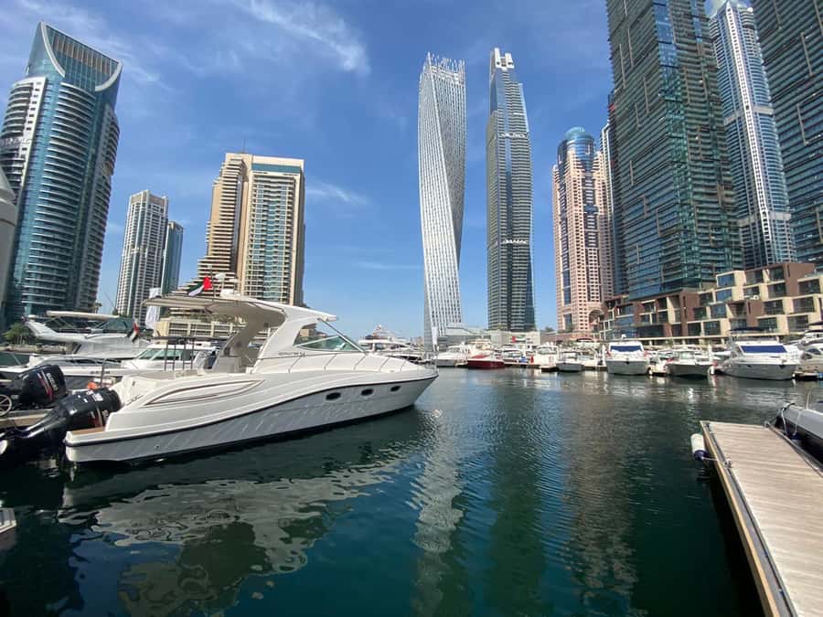 Dubai Marina: 2-Hour Mini Yacht Ride - The cruising route: Dubai Marina to JBR, with Lagoon and JBR views doing the heavy lifting