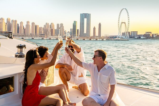 Dubai Marina 2 Hour Sunset Yacht Tour with Alcoholic Drinks - Alcohol, snacks, and food: what is included and what you should not assume
